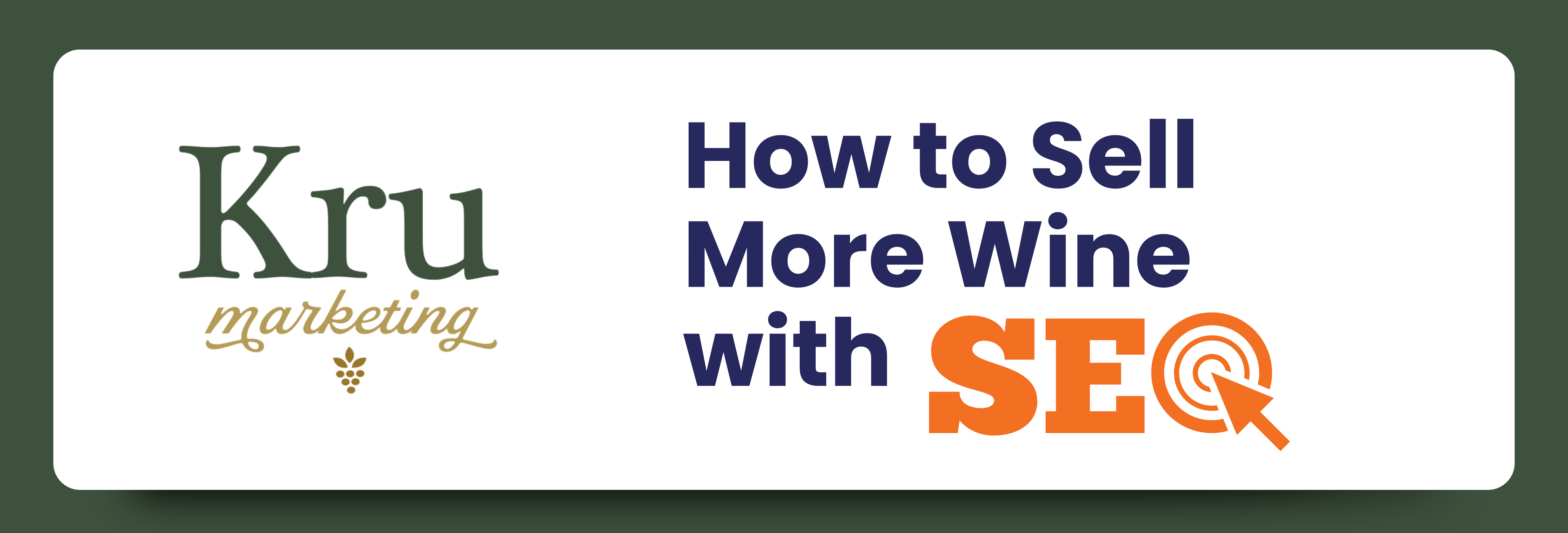 How to Sell More wine with SEO